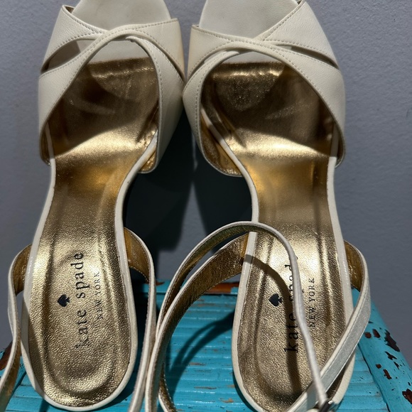 Kate Spade Wedge Ankle Strap Sandal Size 8 - Picture 7 of 16